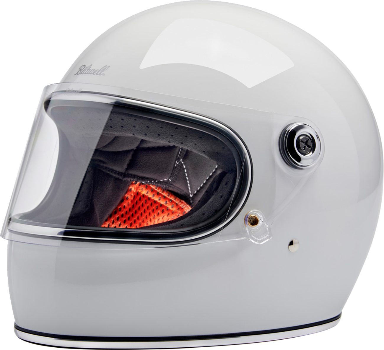BILTWELL Gringo S Helmet - Gloss White - Large 1003-102-504