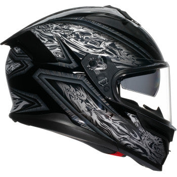AGV K7 Helmet - Damascus - Black/Silver - Medium 0101-17973