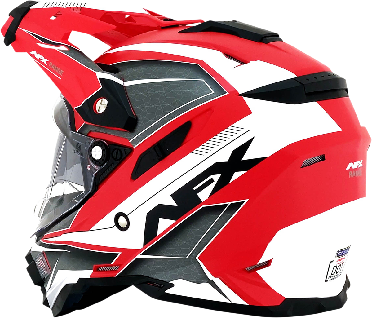 AFX FX-41 Helmet - Range - Matte Red - Medium 0140-0067 – winxwheels