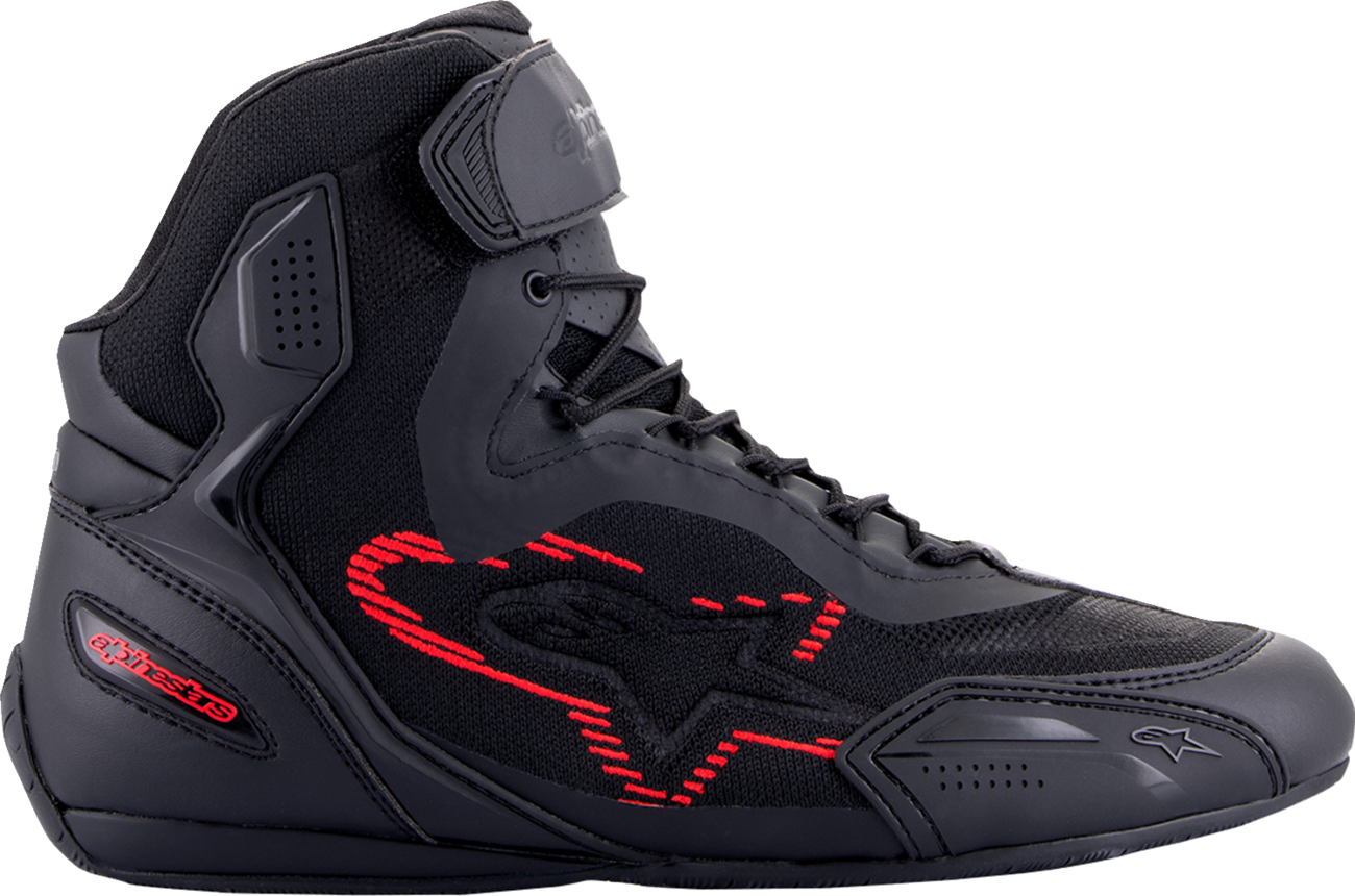 ALPINESTARS Faster-3 Rideknit® Shoes - Black/Gray/Red - US 12.5 25103191993-125