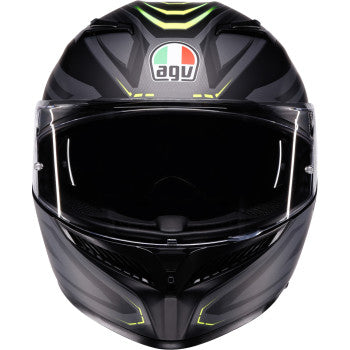 AGV Helmet K3 Syth Matte Black/Yellow Fluo Sm 2118381004-026-S