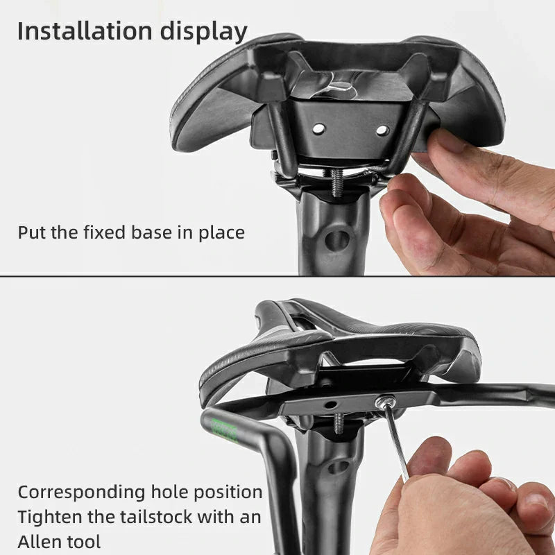 Multifunction Saddle Rail Rear Rack