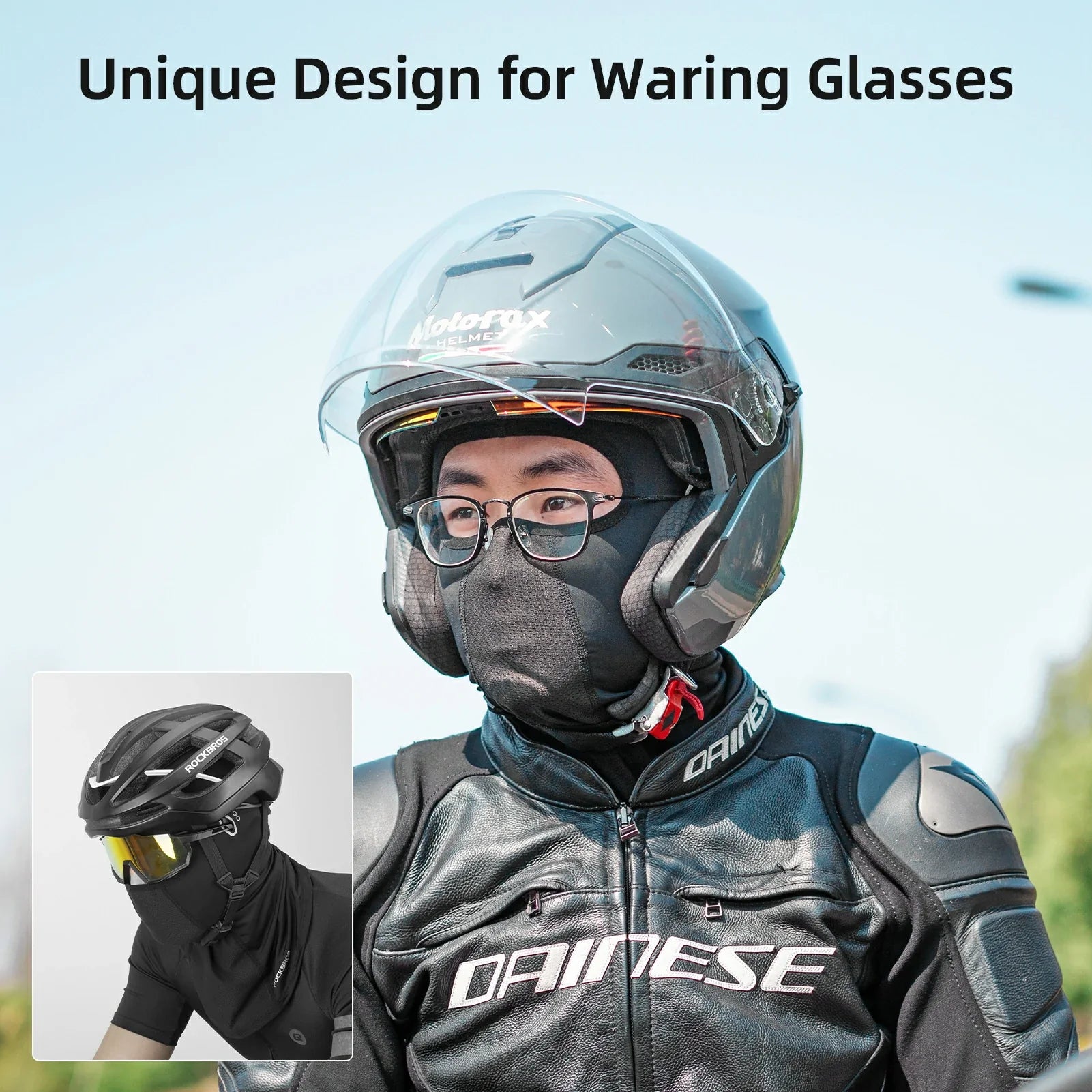 ROCKBROS Summer Cool Balaclava Full Face Mask