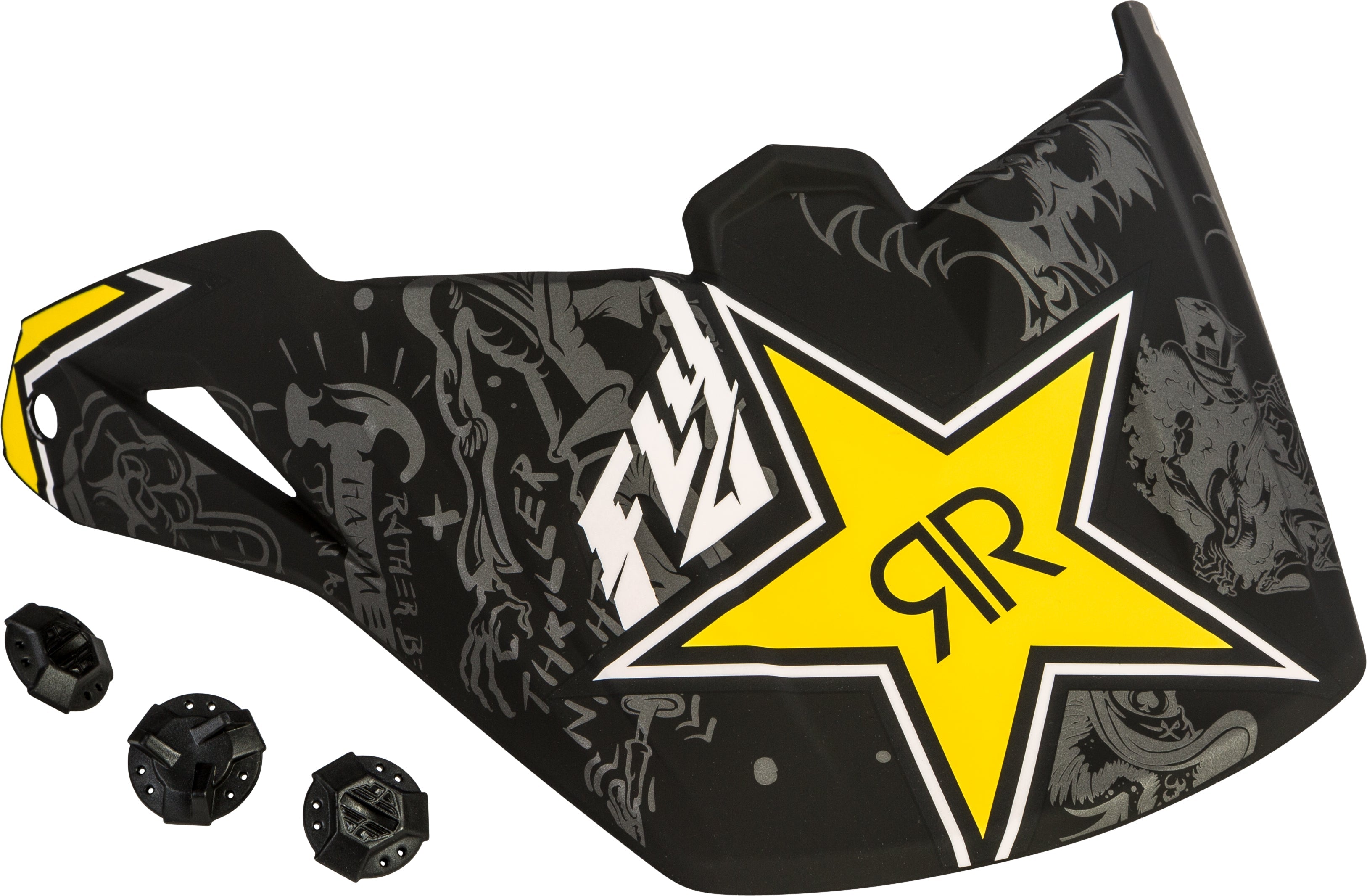 Fly Racing Elite Visor Rockstar 73-3286