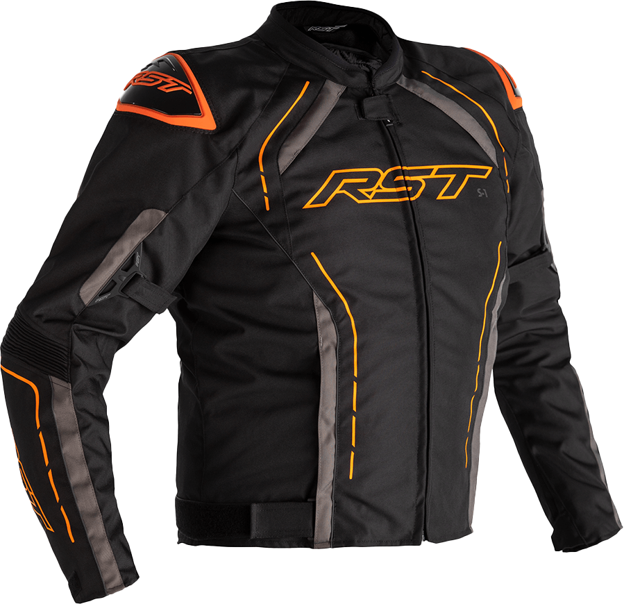 RST S1 Ce Jacket Blk/Gry/Neon Org Textile 2xl 556-2559248