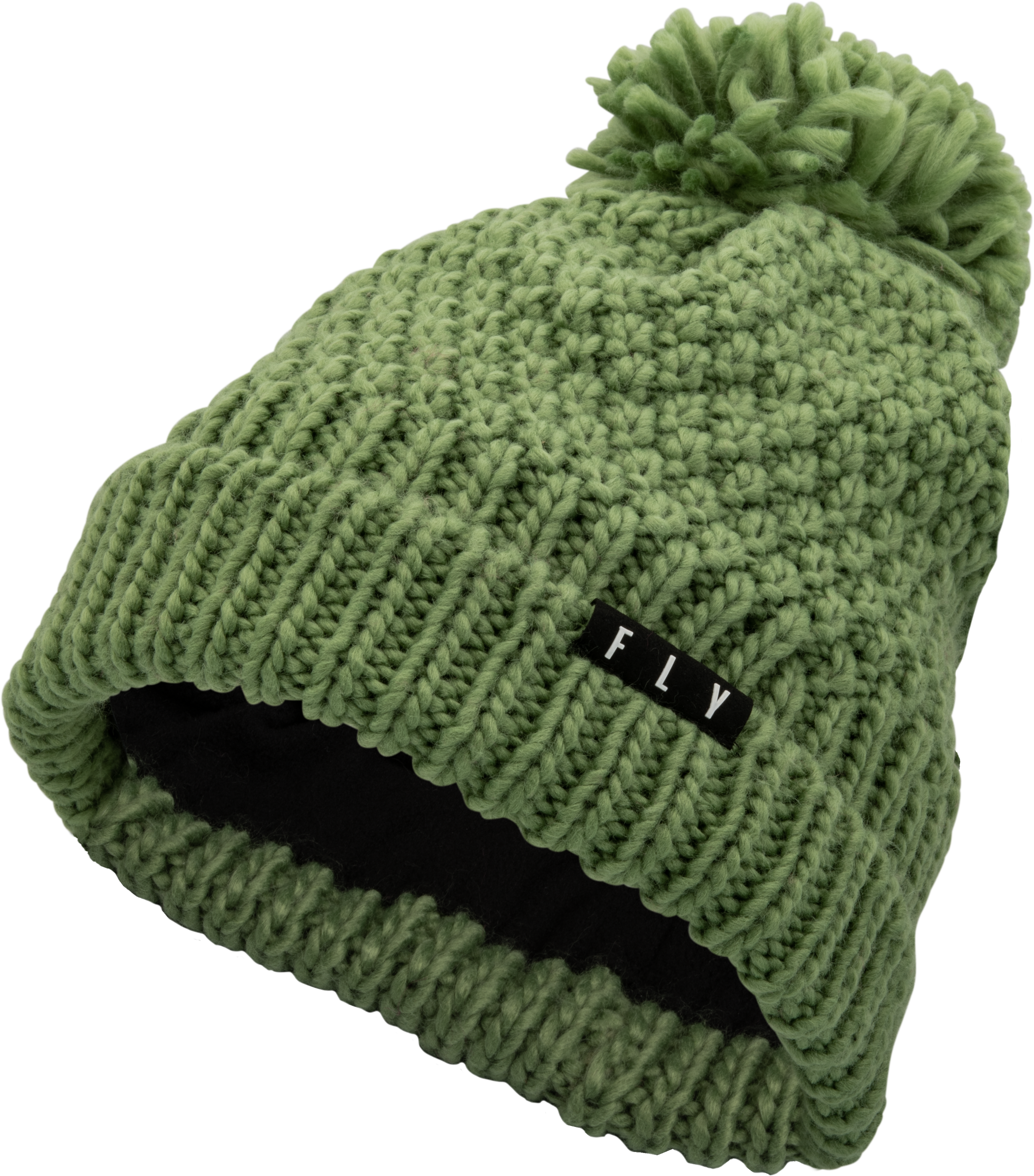 Fly Racing Women'S Fly Anna Pom Beanie Green 351-0004