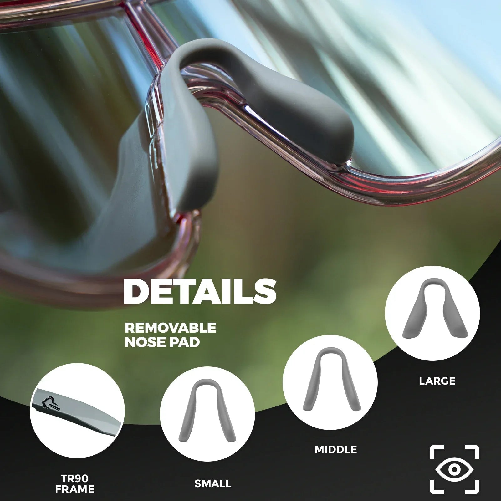 ROCKBROS Cycling Sunglasses Photochromic Polarized Sports Glasses UV400 Unisex
