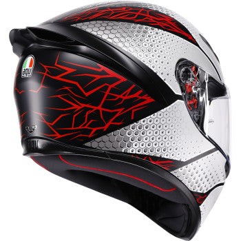 AGV Helmet K1 S Speedarmor Matt Black/Grey/Red Lg 2118394018-073-L