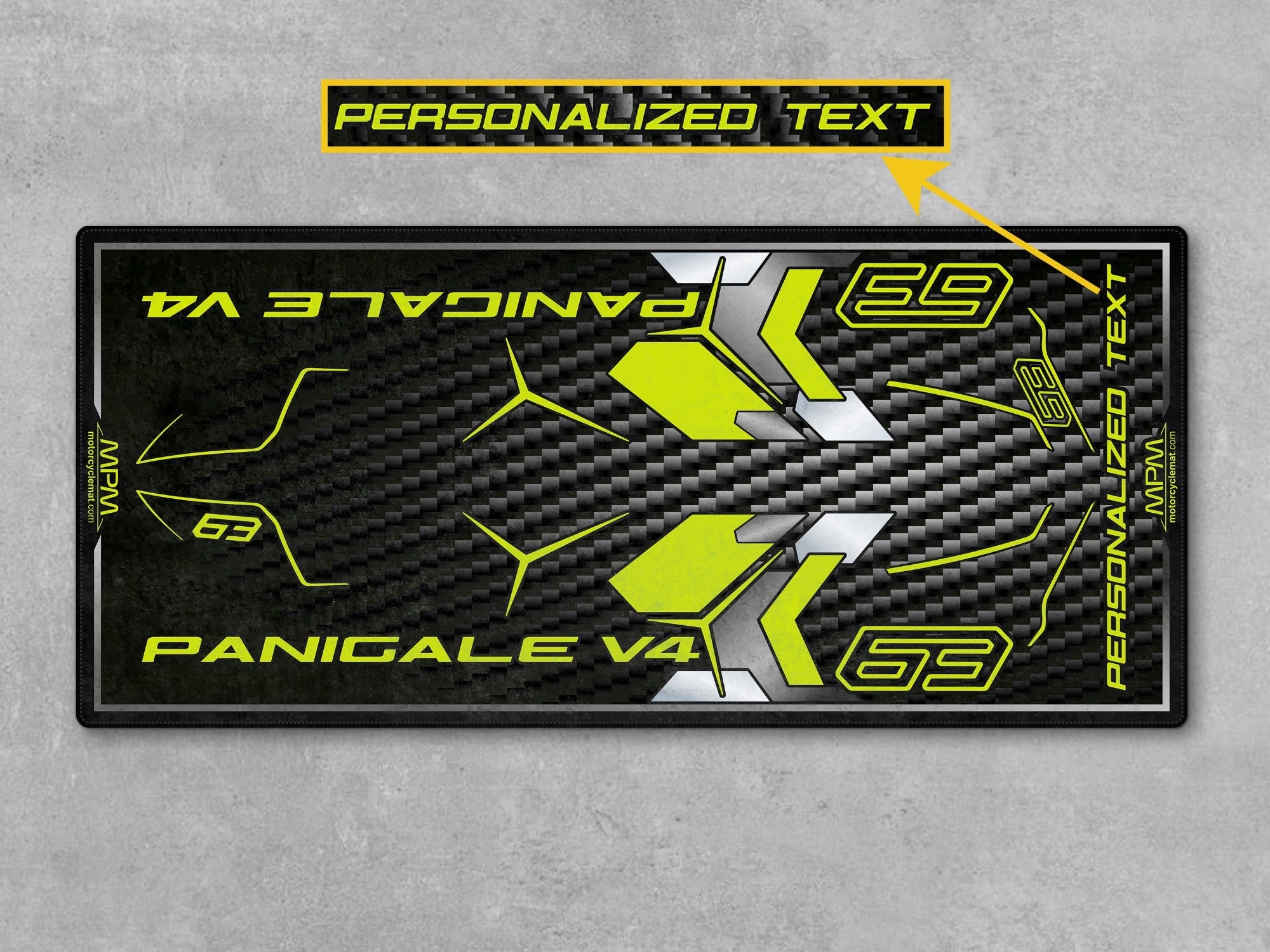 MPM Motorcycle Mat for Ducati Panigale V4 Lamborghini - MM4200