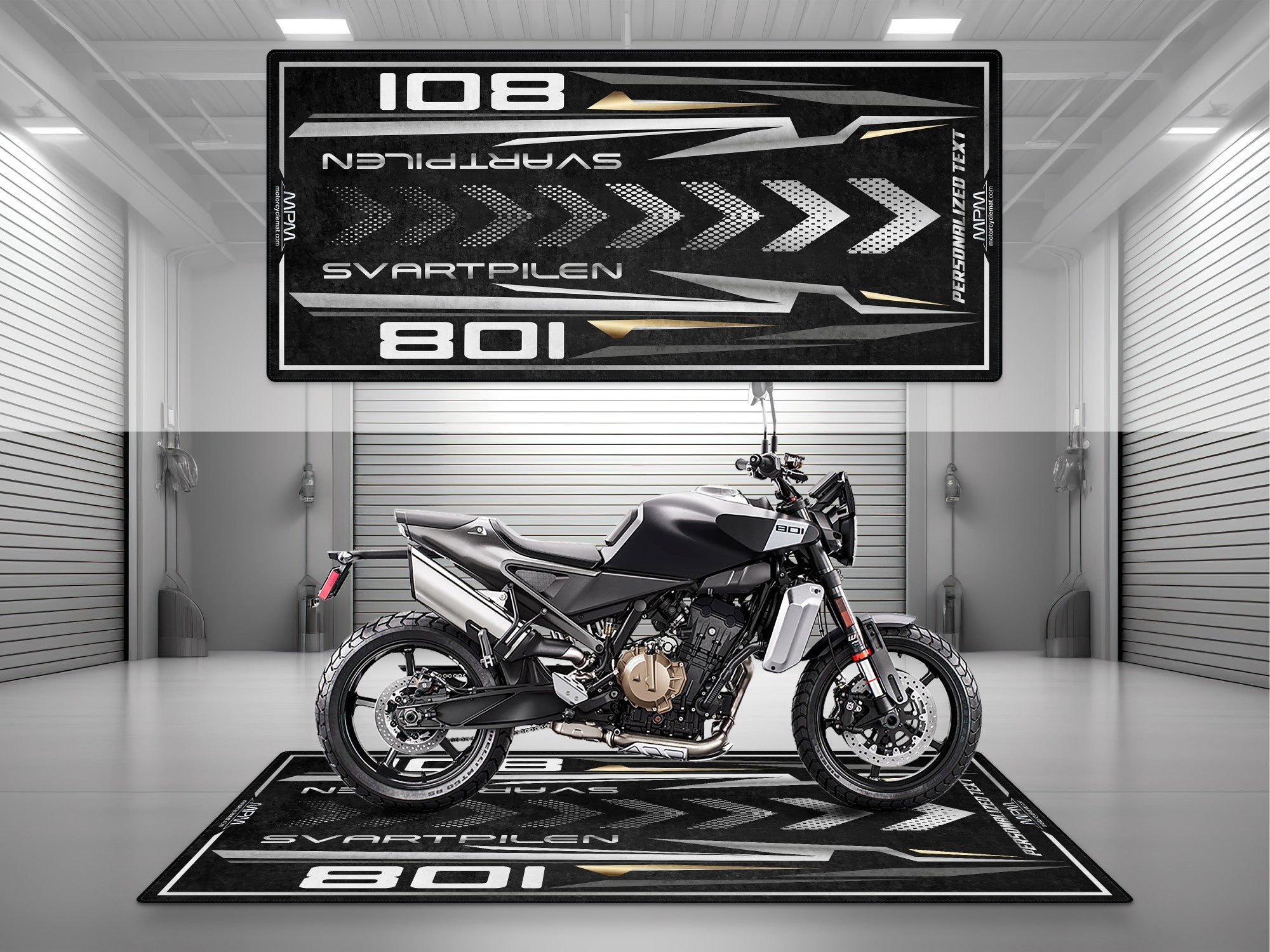 MPM Motorcycle Mat for Husqvarna Svartpilen 801 - MM4224