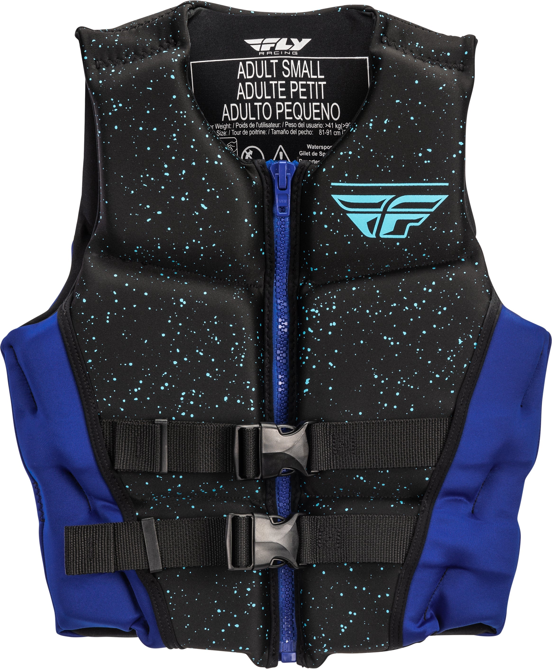 Fly Racing Women'S Neoprene Vest Navy Blue Lg 221-29607