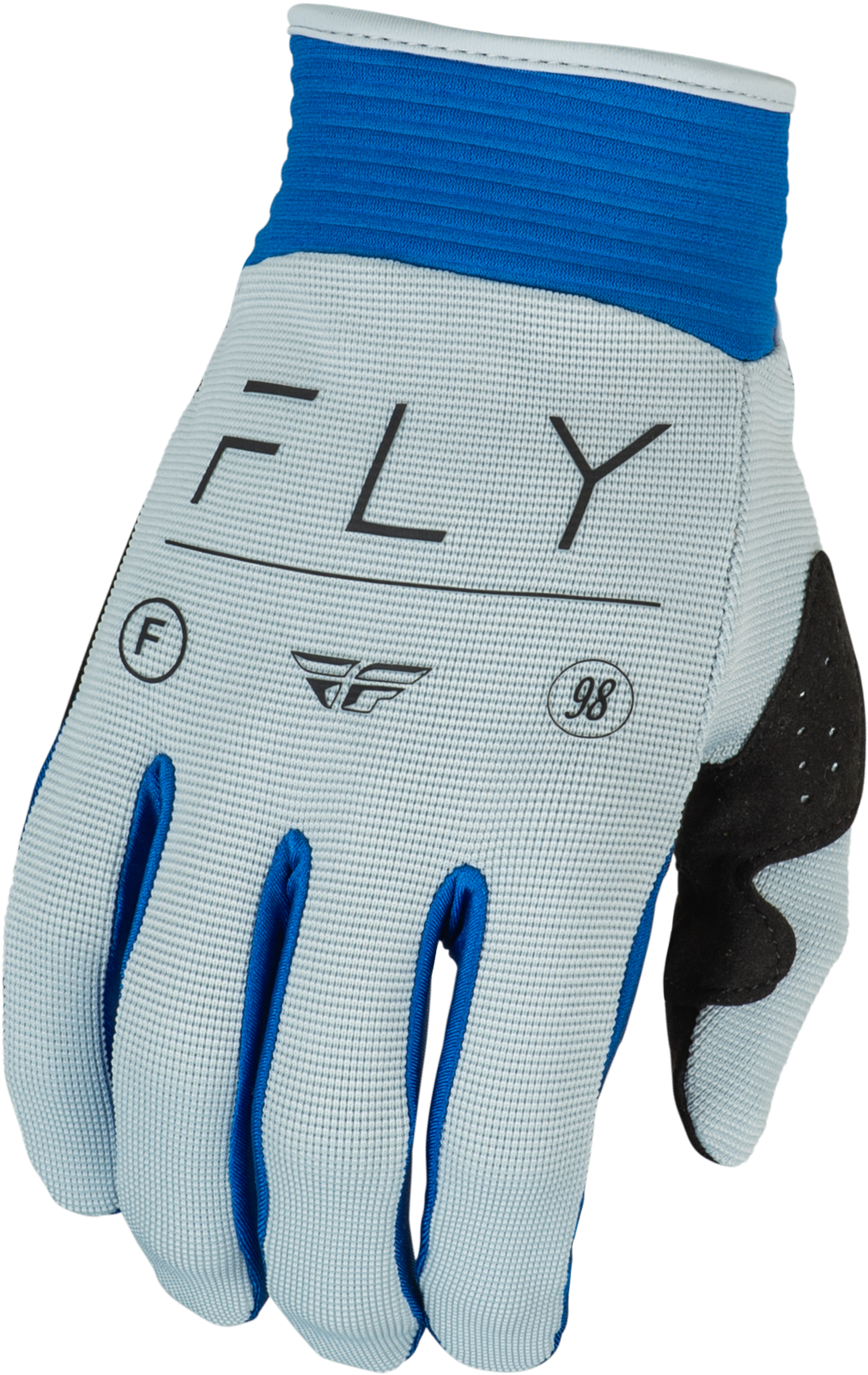 Fly Racing Women'S F-16 Gloves Arctic Grey/Blue Lg 377-810L