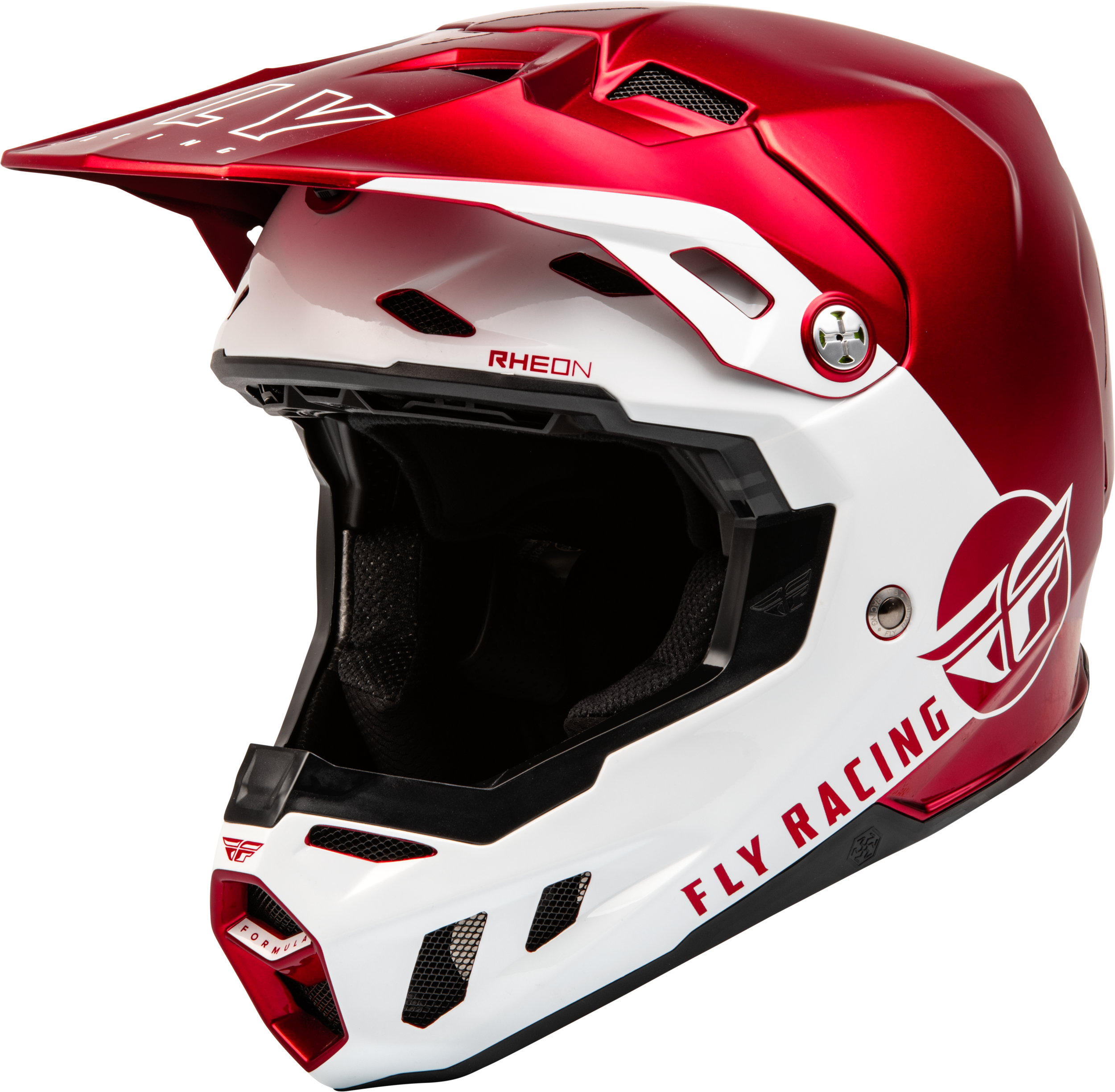 Fly Racing Formula Cc Centrum Helmet Metallic Red/White Lg 73-4323L