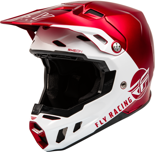 Fly Racing Formula Cc Centrum Helmet Metallic Red/White Md 73-4323M