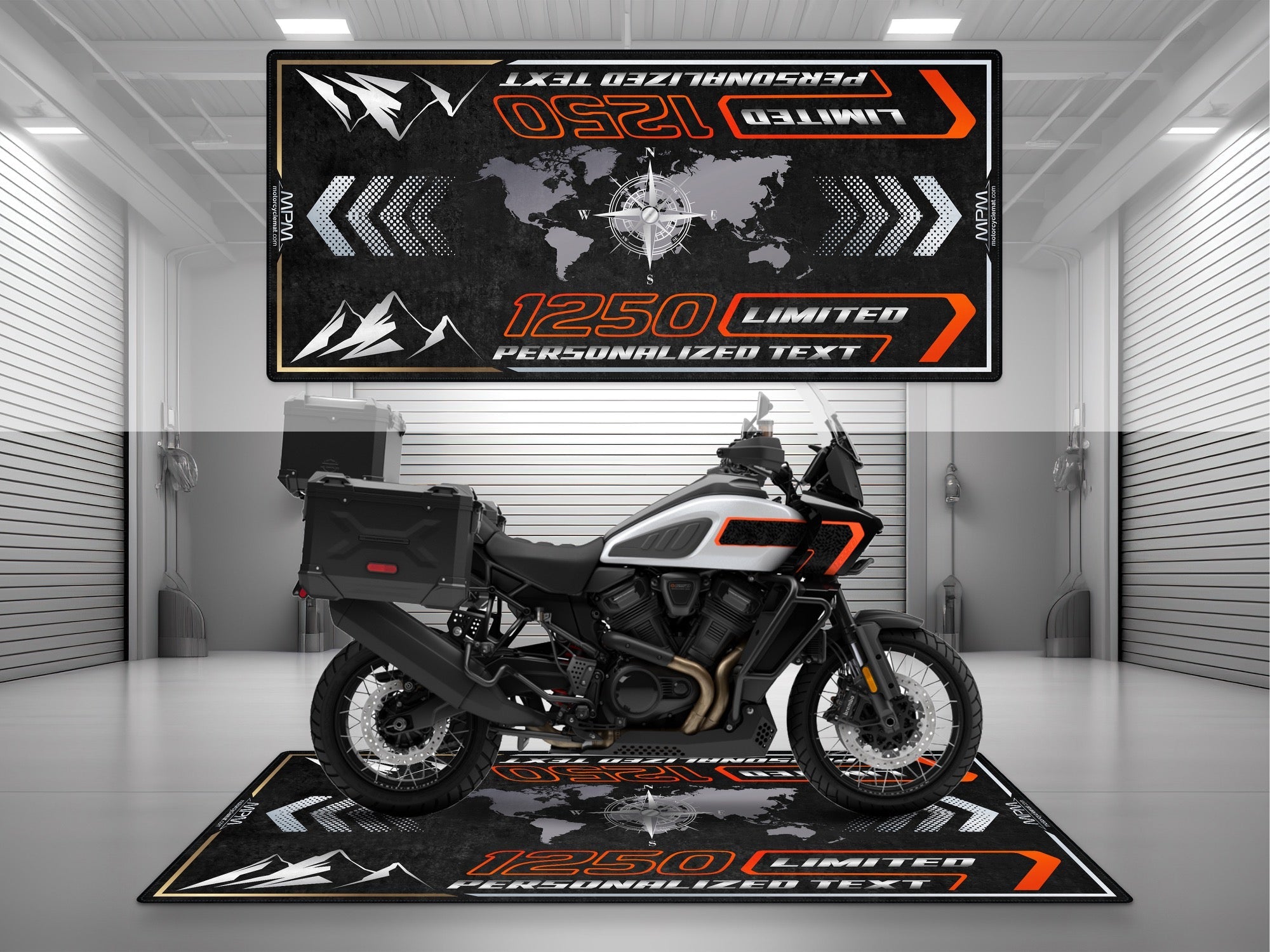 MPM Motorcycle Mat for Adventure Motorcycle "1250 Limited" - MM4326