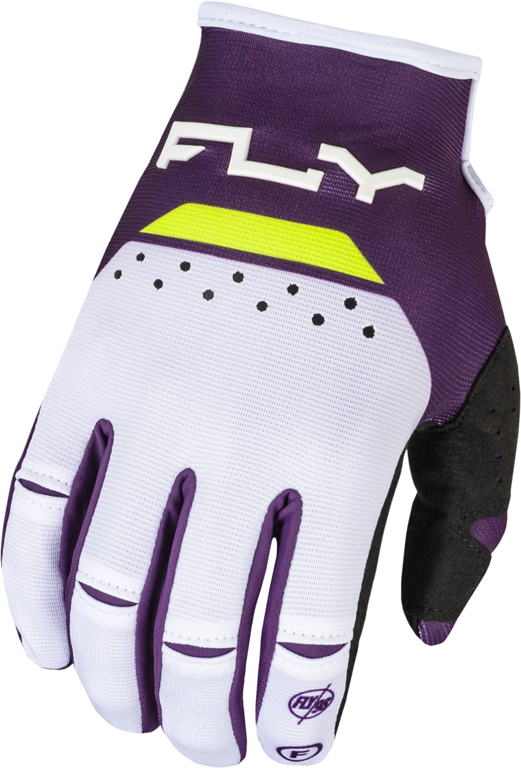Fly Racing Kinetic Reload Gloves Deep Purple/White/Hi-Vis Xs 377-511XS