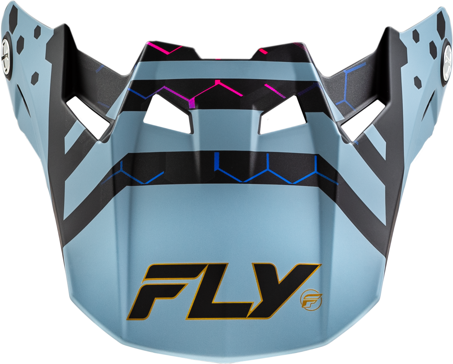 Fly Racing Formula Cc Tektonic Visor Matte Blk/Slate/Blu Md/Lg 73-4344