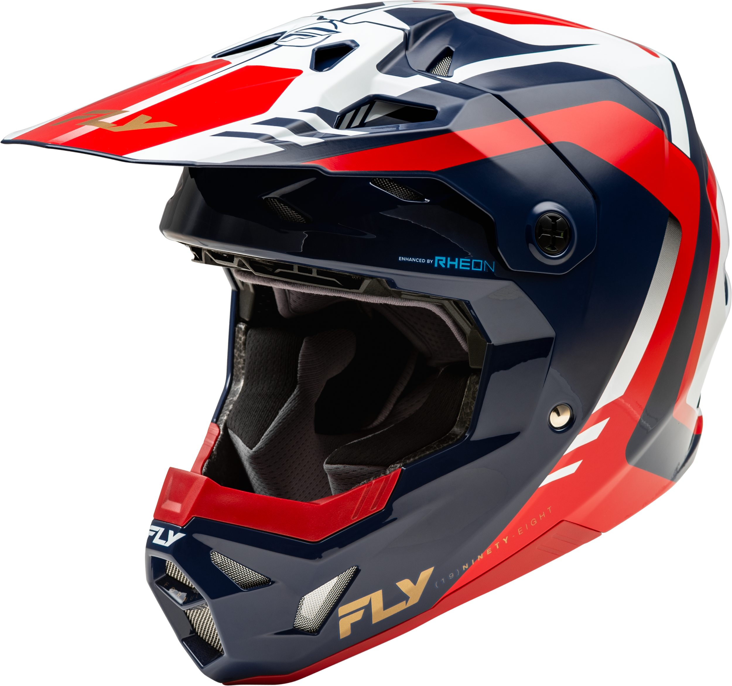 Fly Racing Formula Cp Krypton Helmet Red/White/Navy Lg 73-0037L