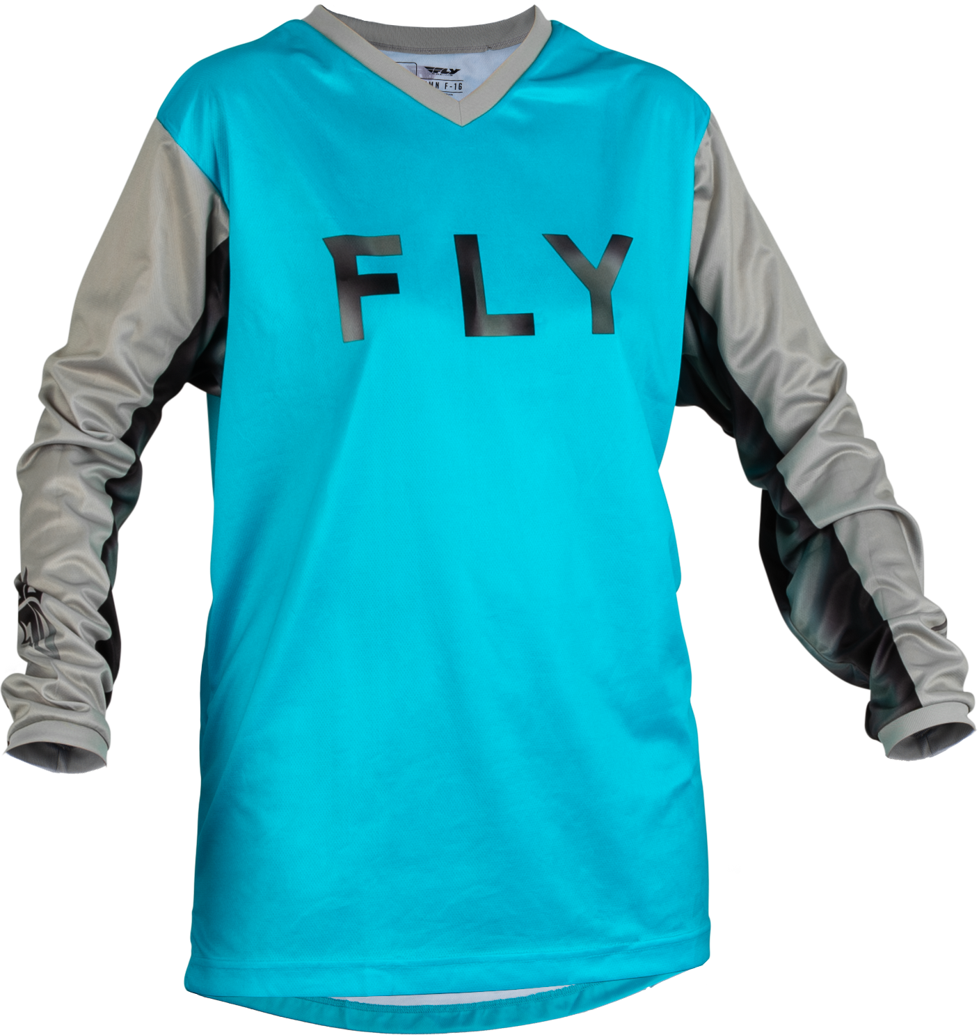 Fly Racing Women'S F-16 Jersey Sky Blue/Light Grey Xl 376-822X