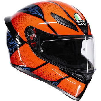AGV Helmet K1 S Speedarmor Black/Orange/Blue Xl 2118394018-074-XL