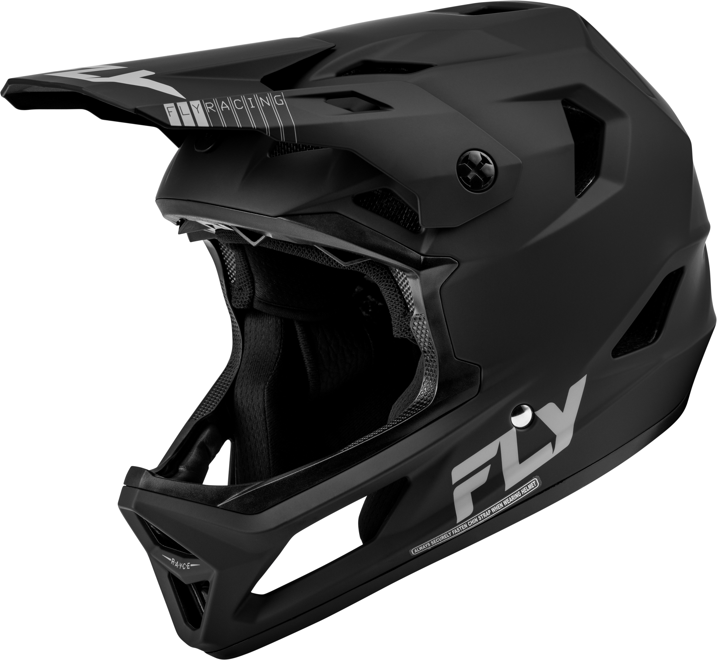 Fly Racing Rayce Bicycle Helmet Matte Black Lg 73-3613L