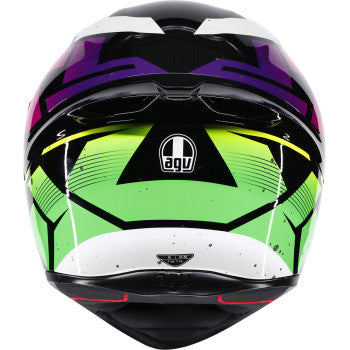 AGV Helmet K1 S Punkpulse Black/Purple/Lime Xl 2118394018-071-XL