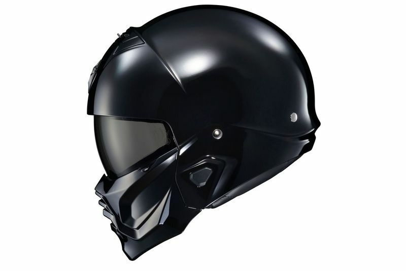 Covert 2 Open-Face Helmet Gloss Black Sm