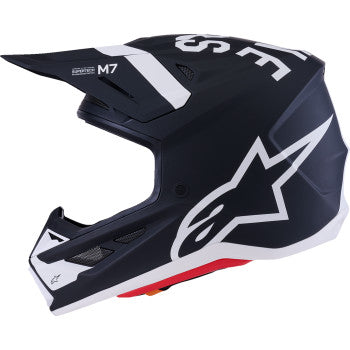 ALPINESTARS SM7 Helmet - Dasher - Matte Black/White - Medium 8302226-1121-M