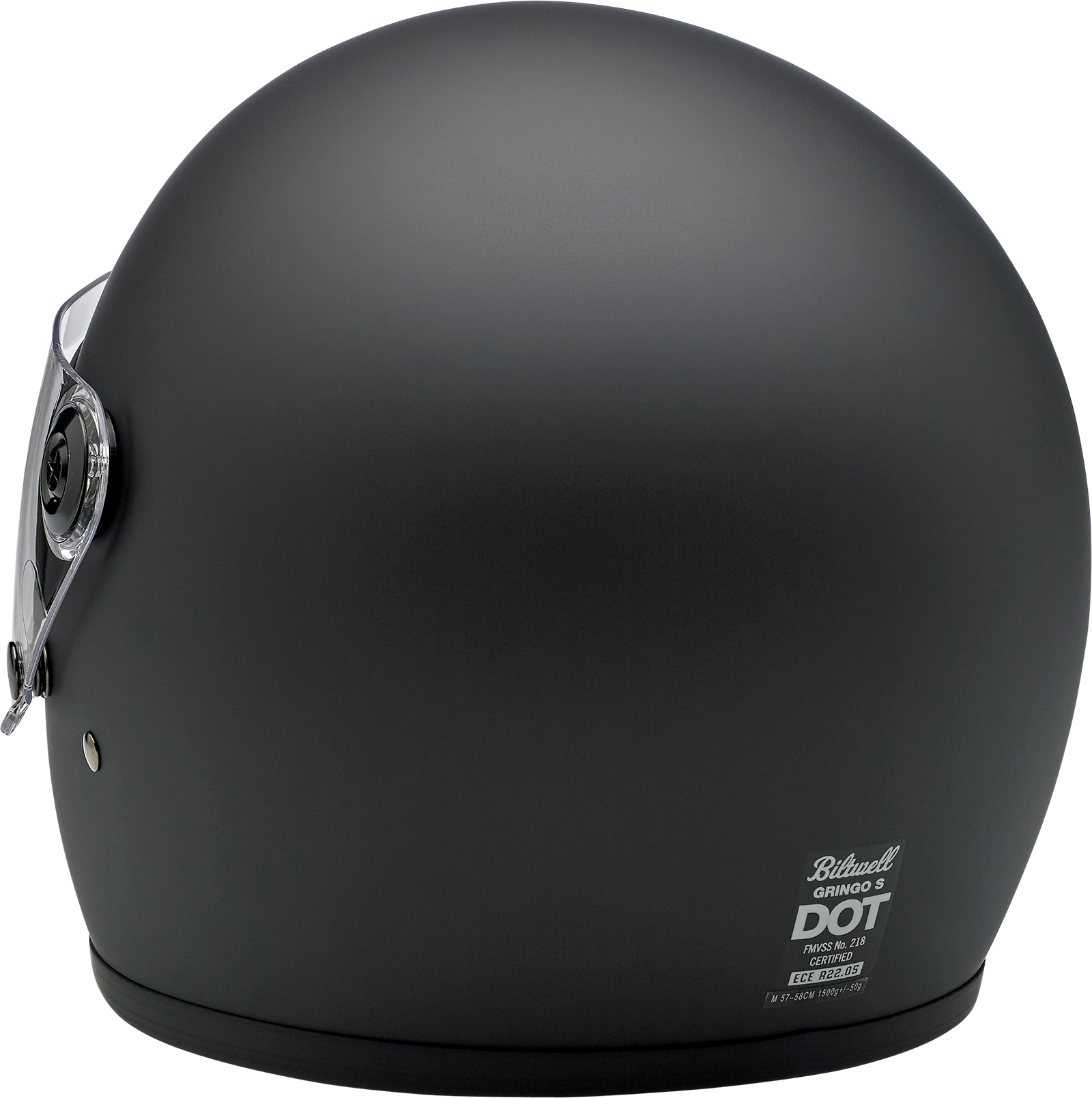 BILTWELL Gringo S Helmet - Flat Black - 2XL 1003-201-106