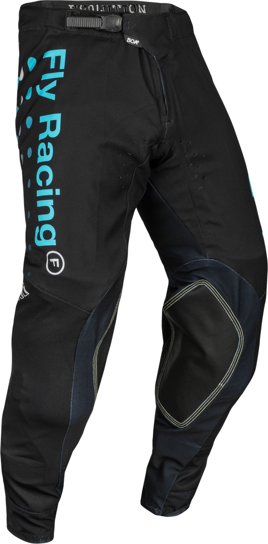 Fly Racing Evolution Dst Se Strobe Pants Blk/Electric Blue Sz 28 377-13428