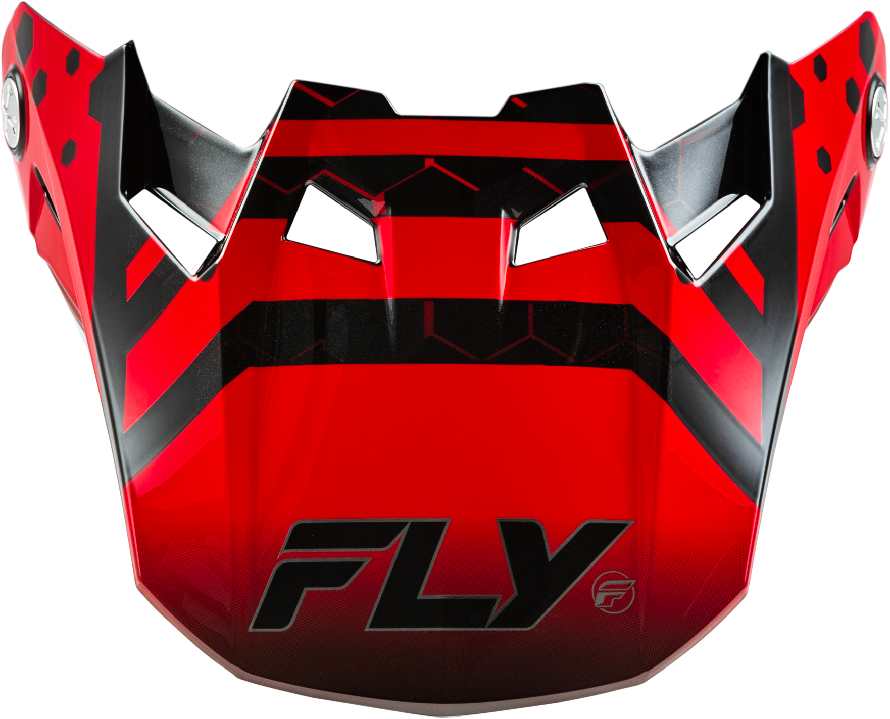 Fly Racing Formula Cc Tektonic Visor Black/Red/Orange Xl/2x 73-4339