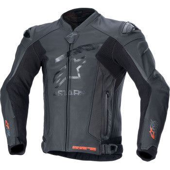 ALPINESTARS GP Plus R v4 Rideknit® Leather Jacket - Black/Black - US 42 / EU 52 3100324-1100-52