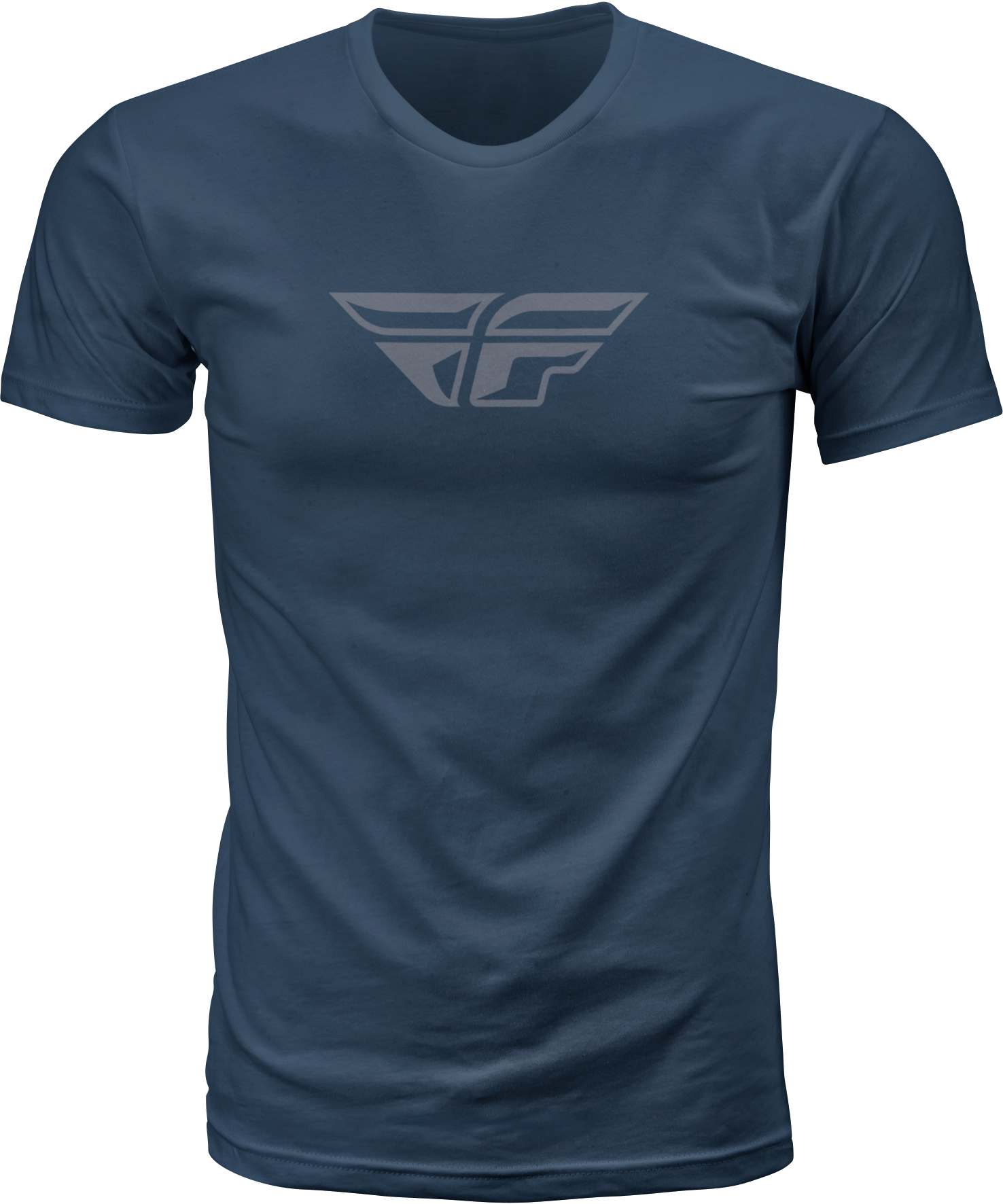 Fly Racing Fly F-Wing Tee Midnight Navy/Grey Sm 352-0611S