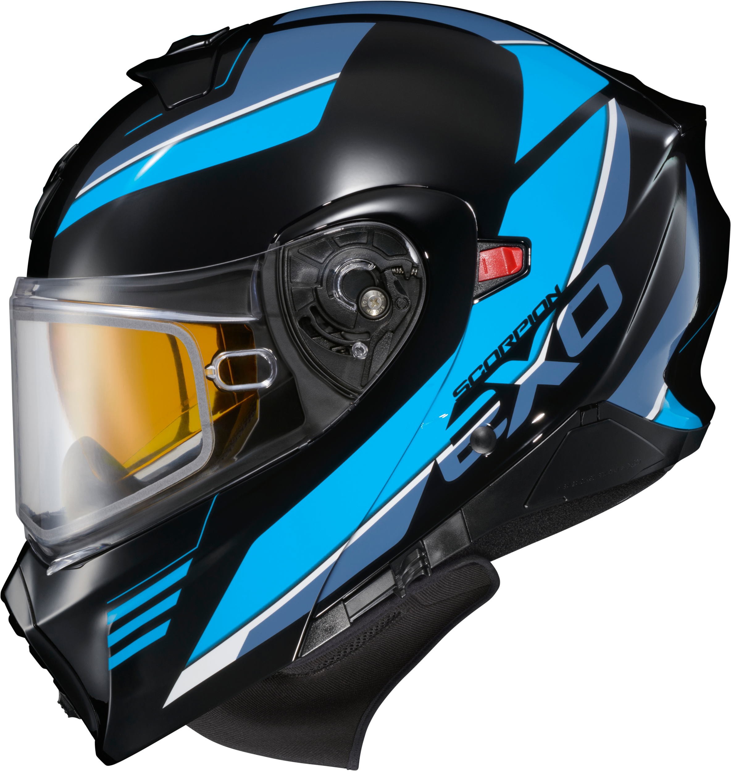 Exo-Gt930 Cold Weather Helmet Modulus Blk/Blu Lg (Dual Pane)