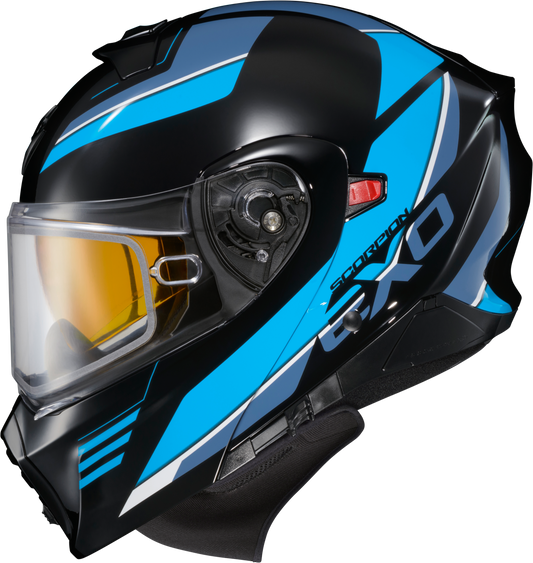Exo-Gt930 Cold Weather Helmet Modulus Blk/Blu Xl (Dual Pane)