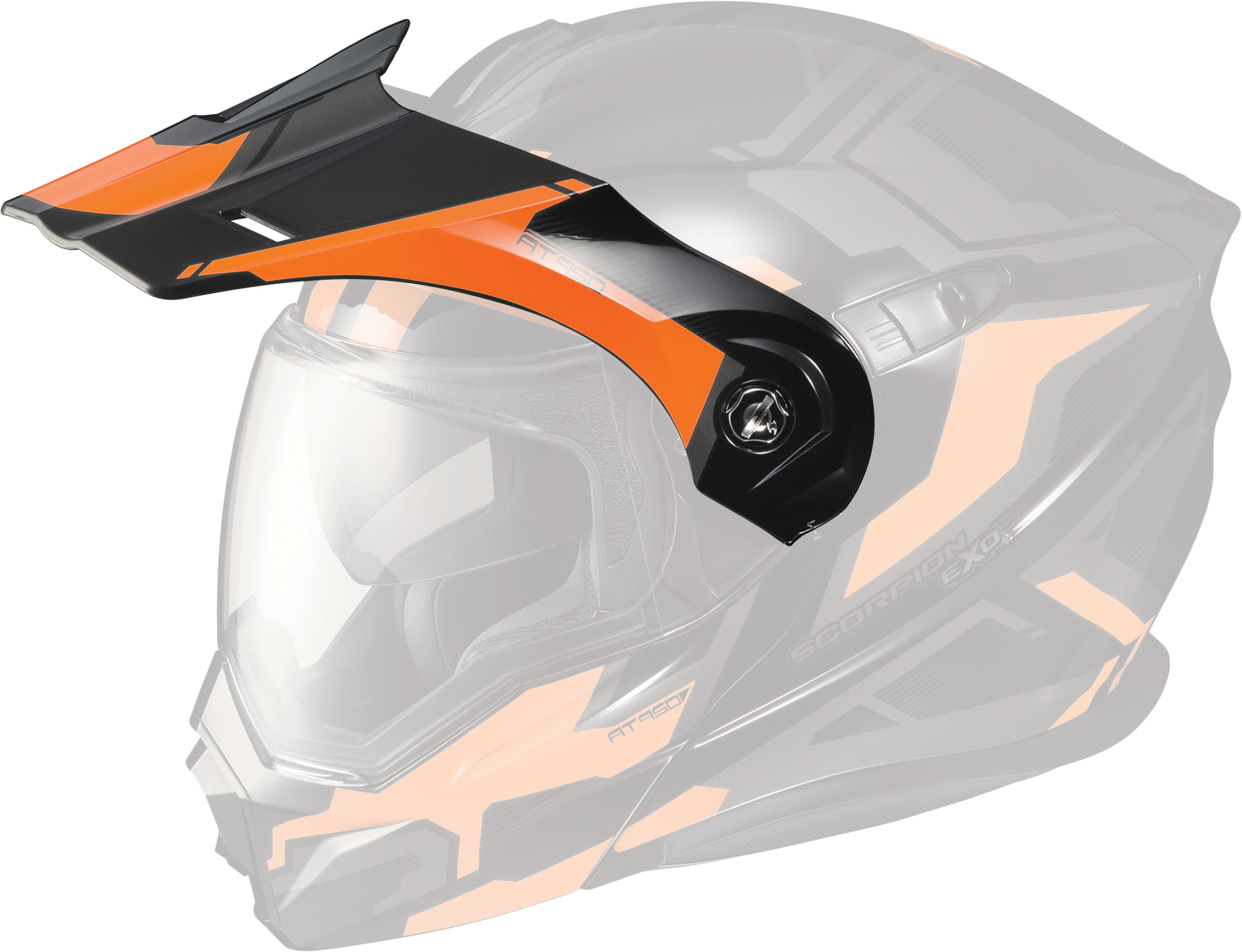 Exo-At950 Helmet Peak Visor Ellwood Orange