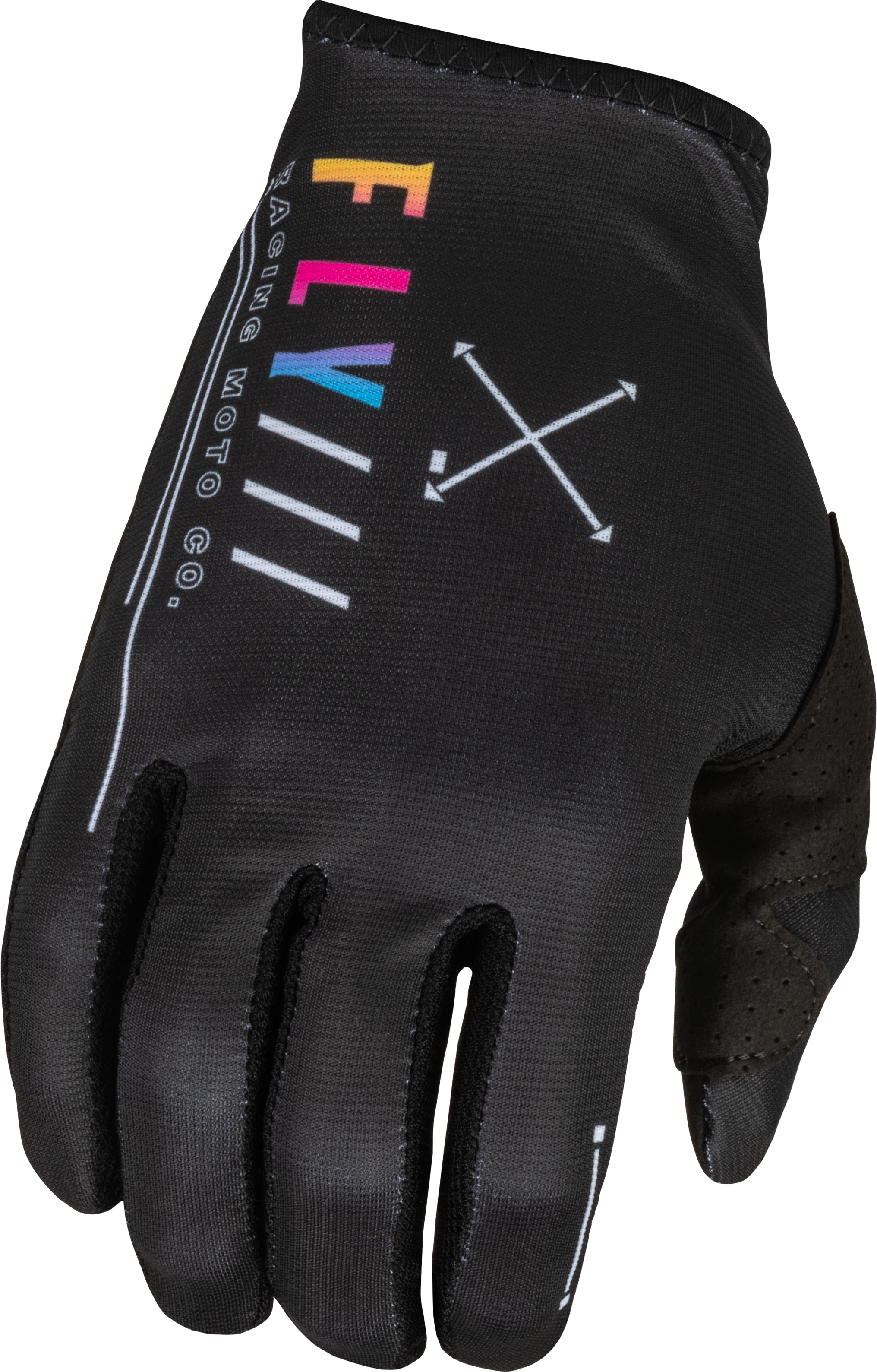 Fly Racing Lite S.E. Avenge Gloves Black/Sunset Lg 376-715L