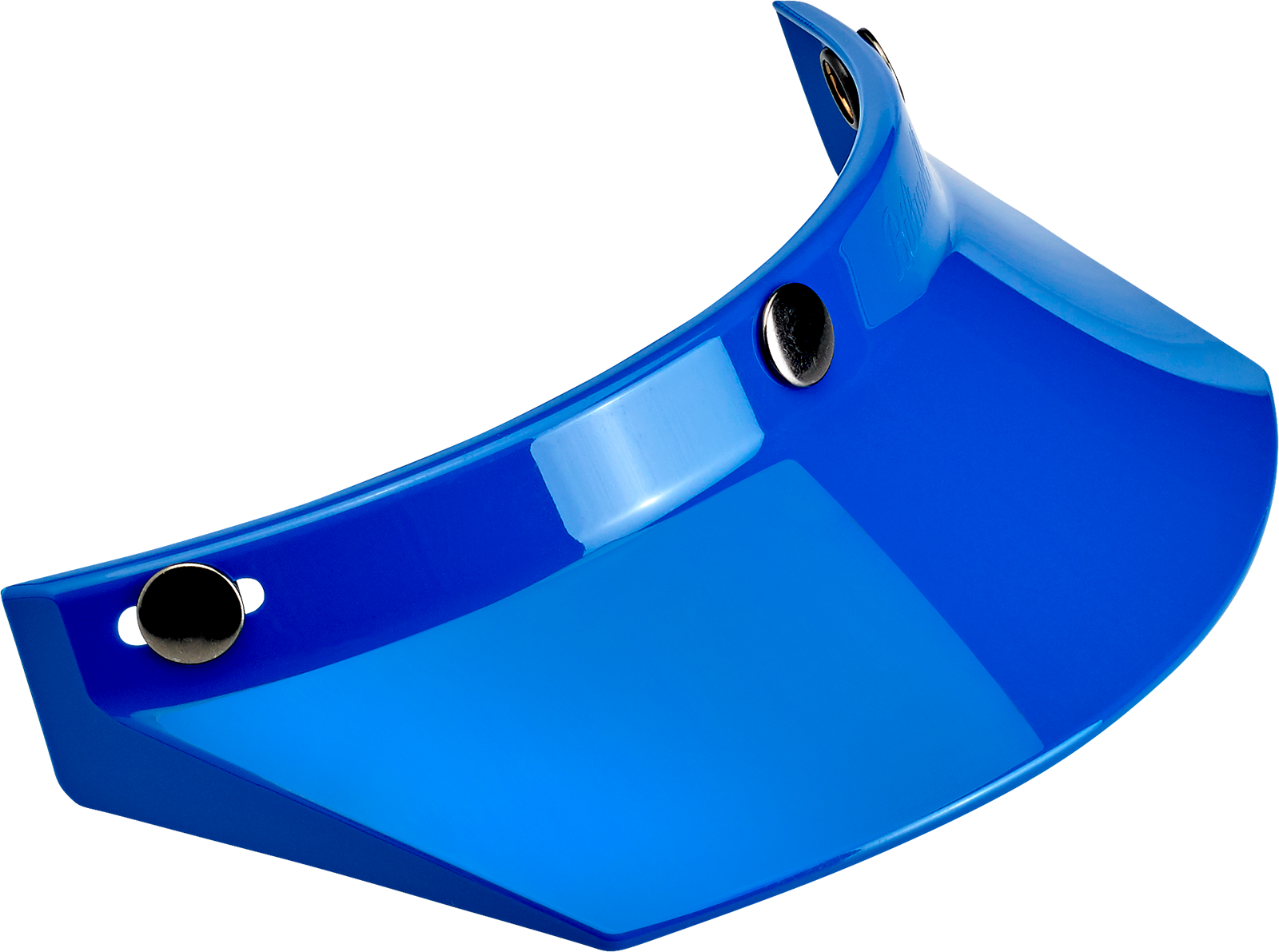 BILTWELL Moto 3-Snap Visor - Blue 2002-564
