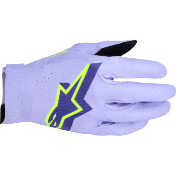 ALPINESTARS Supertech MX Gloves - Lavender/Violet/Fluo Yellow - 3XL 3560526-3151-3X