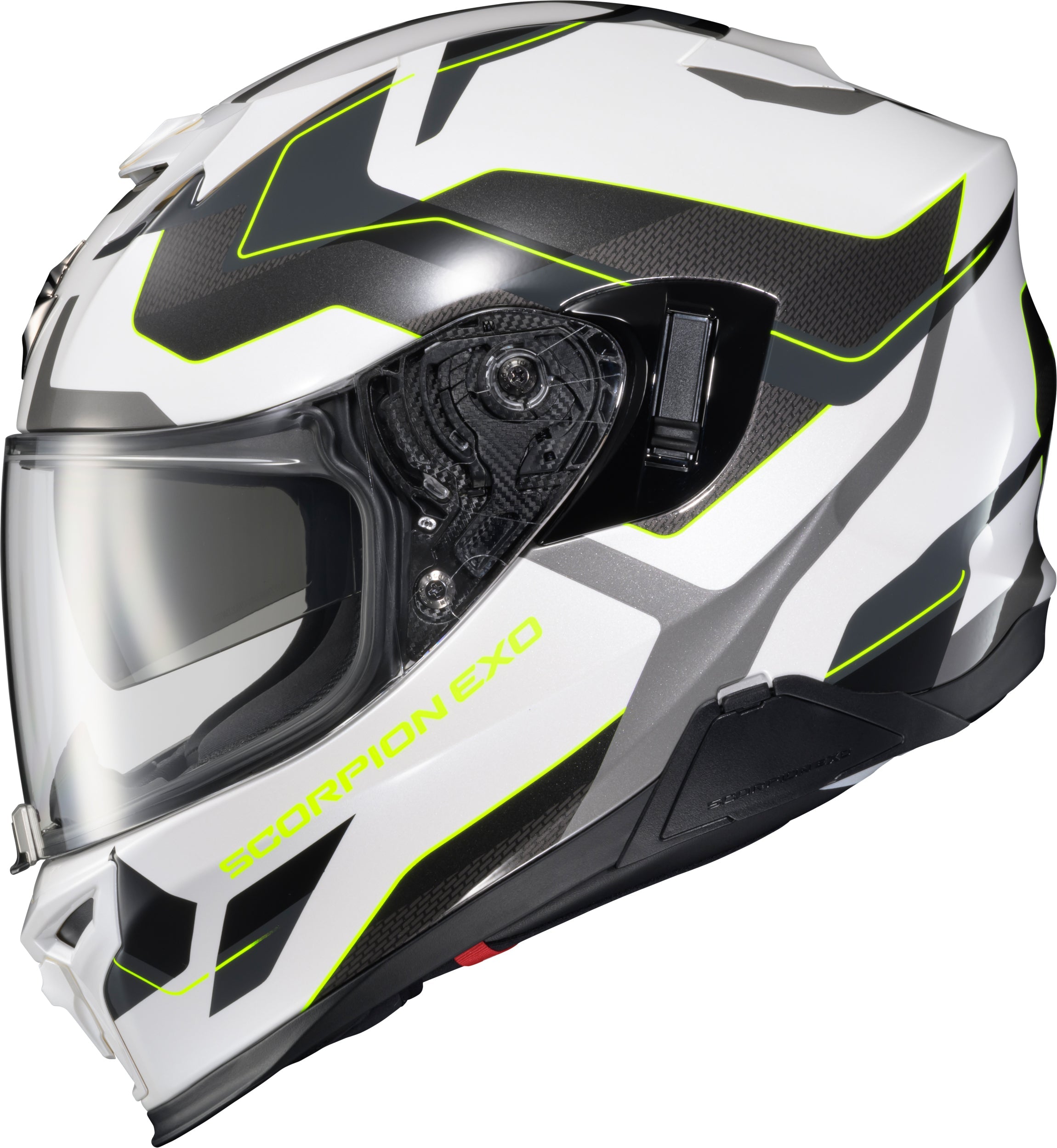 Exo-T520 Full Face Helmet Zuse White/Hi-Viz Sm