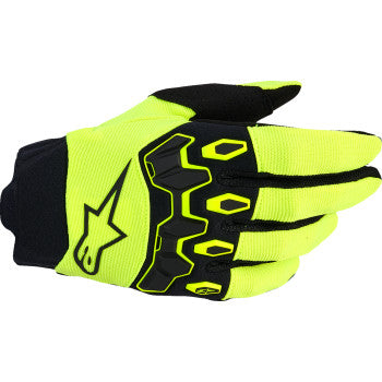 ALPINESTARS Full Bore V2 Gloves - Fluo Yellow/Black - Large 3560426-551-L