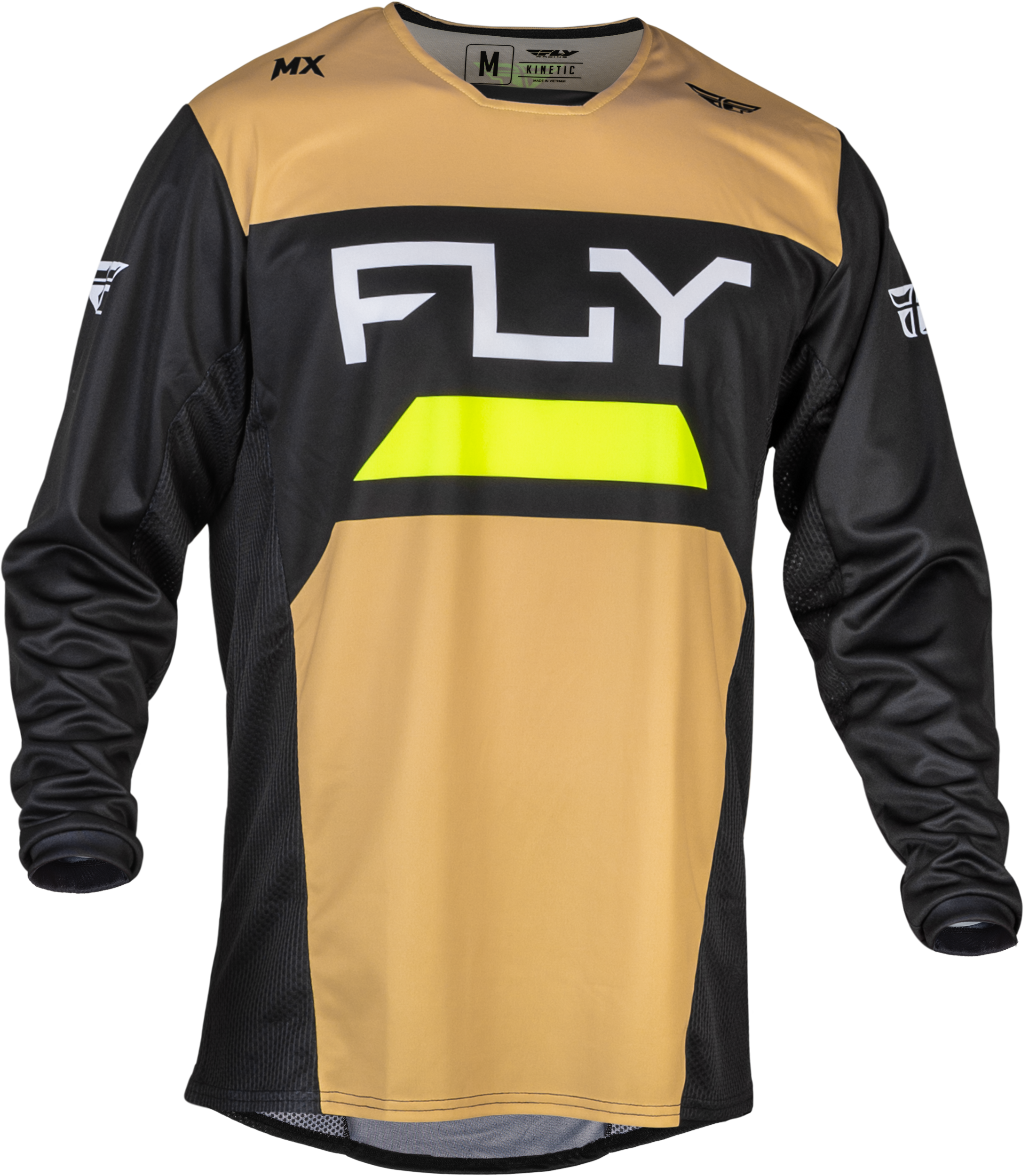 Fly Racing Kinetic Reload Jersey Khaki/Black/Hi-Vis Xl 377-522X