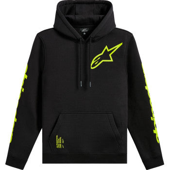 ALPINESTARS Triple Pullover Hoodie - Black - Large 1235-51405-10-L