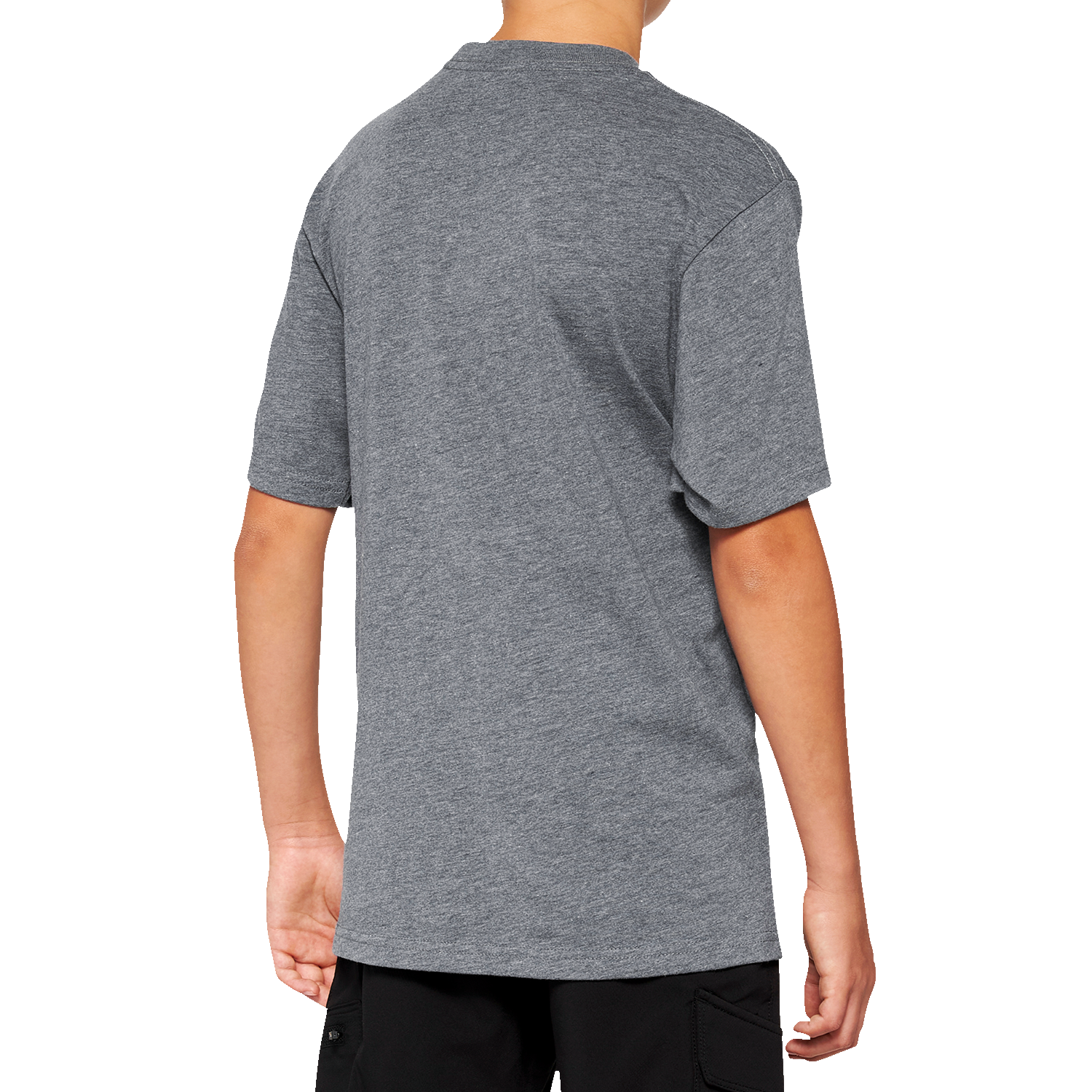 100% Youth Icon T-Shirt - Heather Gray - XL 20001-00011