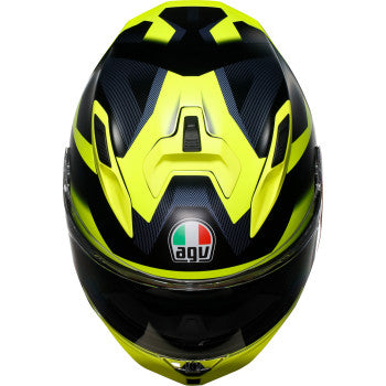 AGV Hlmt K7 Glimpse Mt Bk/Yl Sm 2118399004-006-S