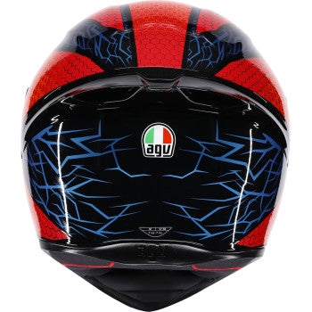AGV Helmet K1 S Speedarmor Black/Orange/Blue Lg 2118394018-074-L