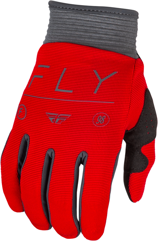 Fly Racing Youth F-16 Gloves Red/Charcoal/White Ym 377-913YM