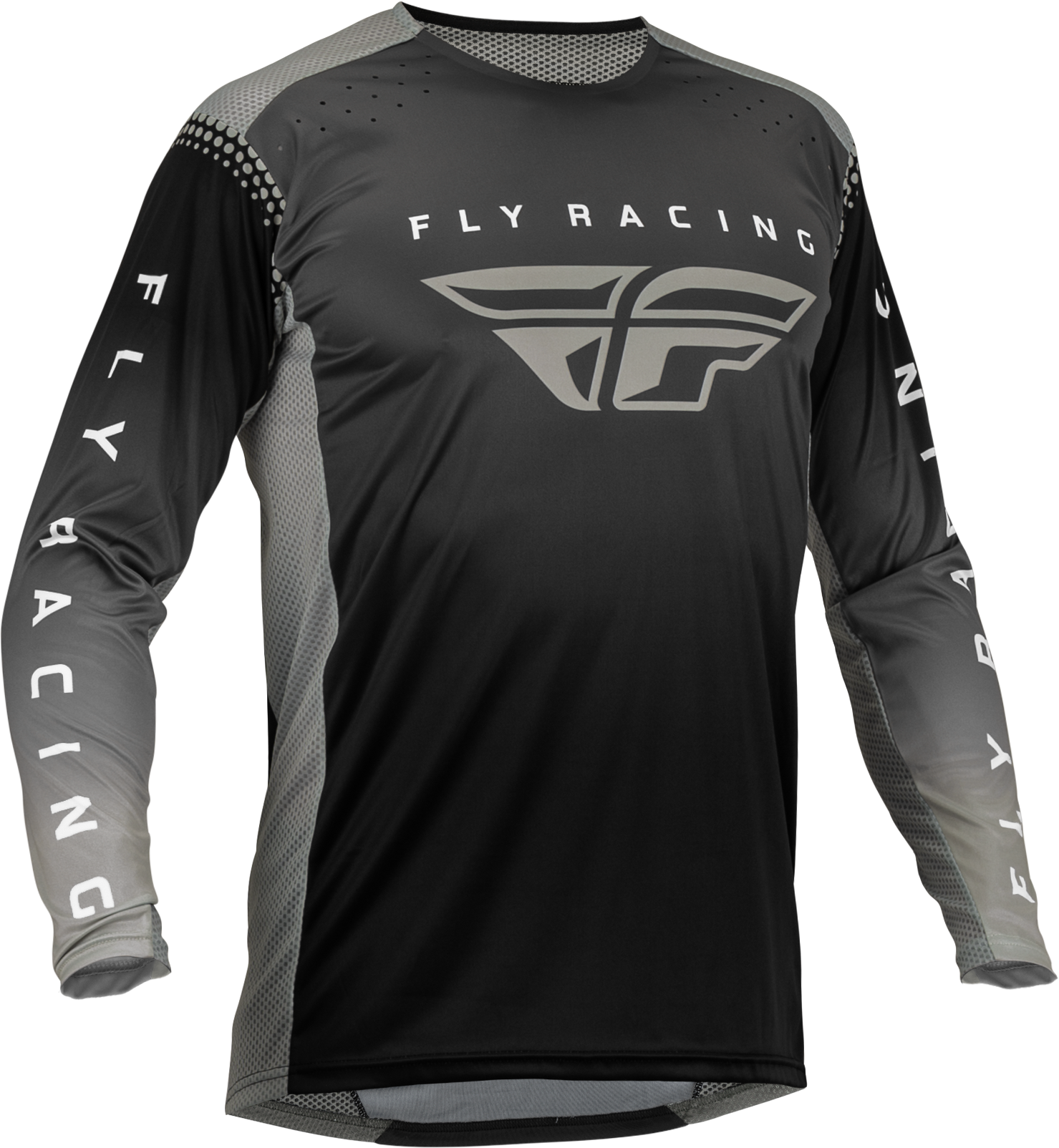Fly Racing Lite Jersey Black/Grey Sm 376-720S