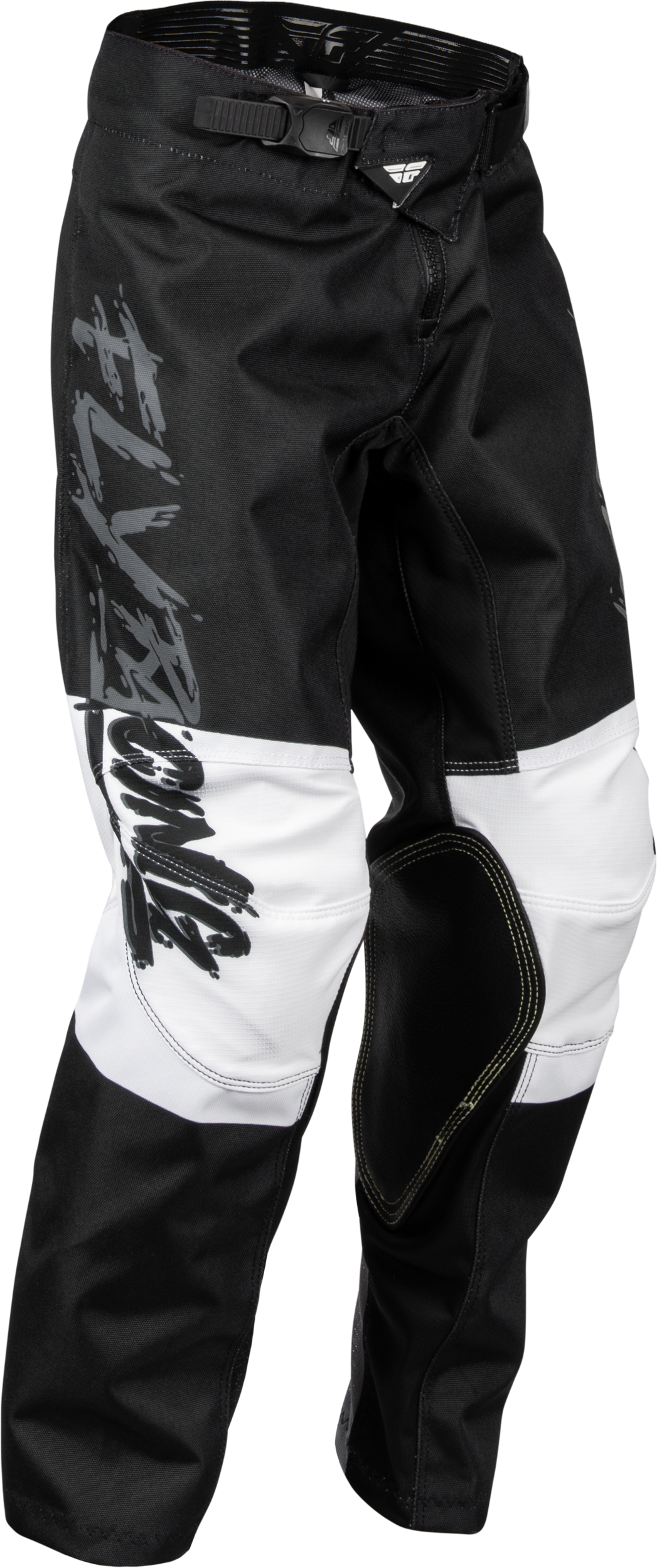 Fly Racing Youth Kinetic Khaos Pants Grey/Black/White Sz 24 376-43124