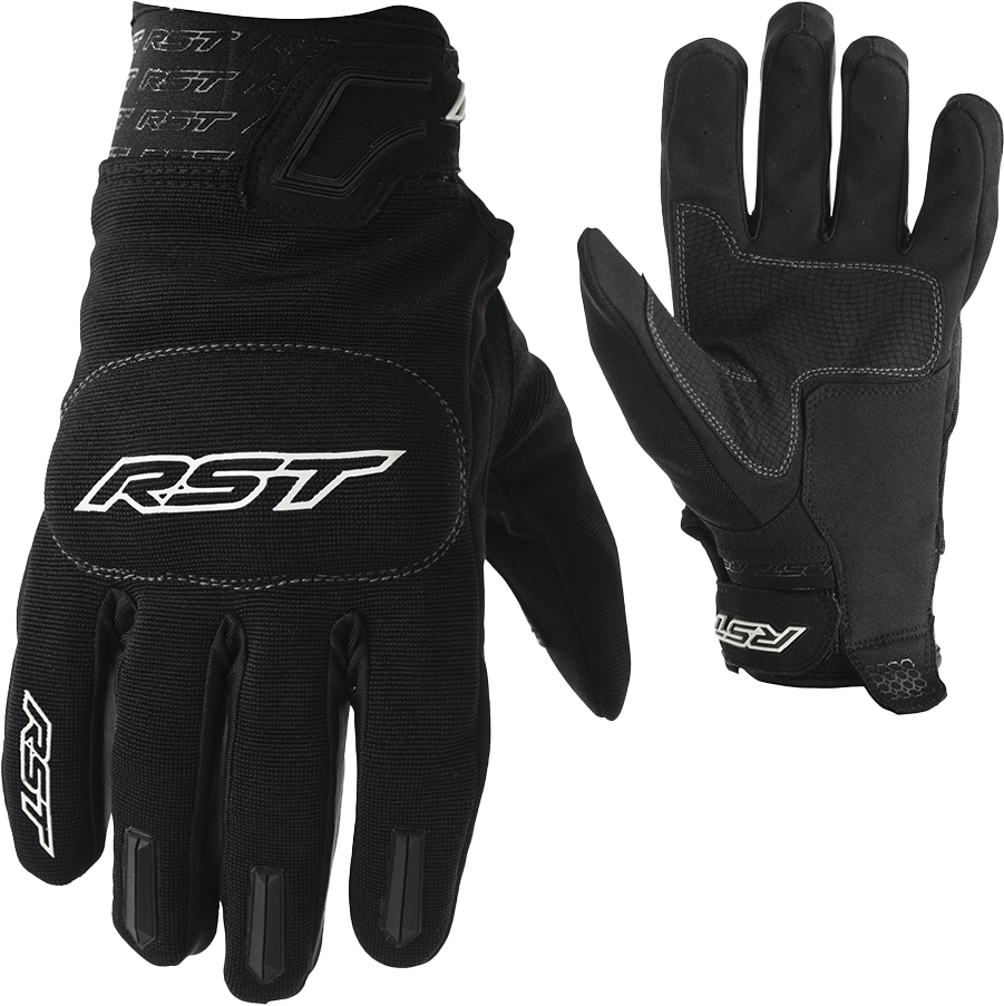 RST Rider Ce Glove Black/White Lg 556-2100010
